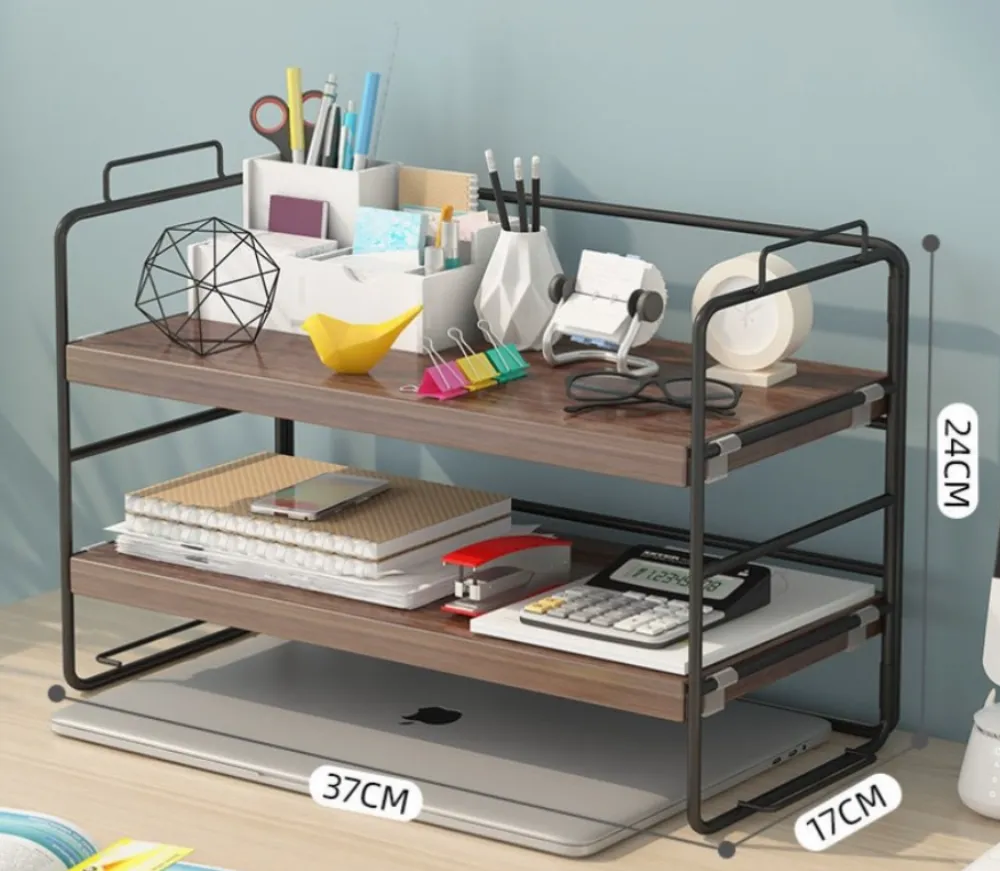 Homlly Adjustable Multi layer Book shelf