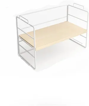 Homlly Adjustable Multi layer Book shelf