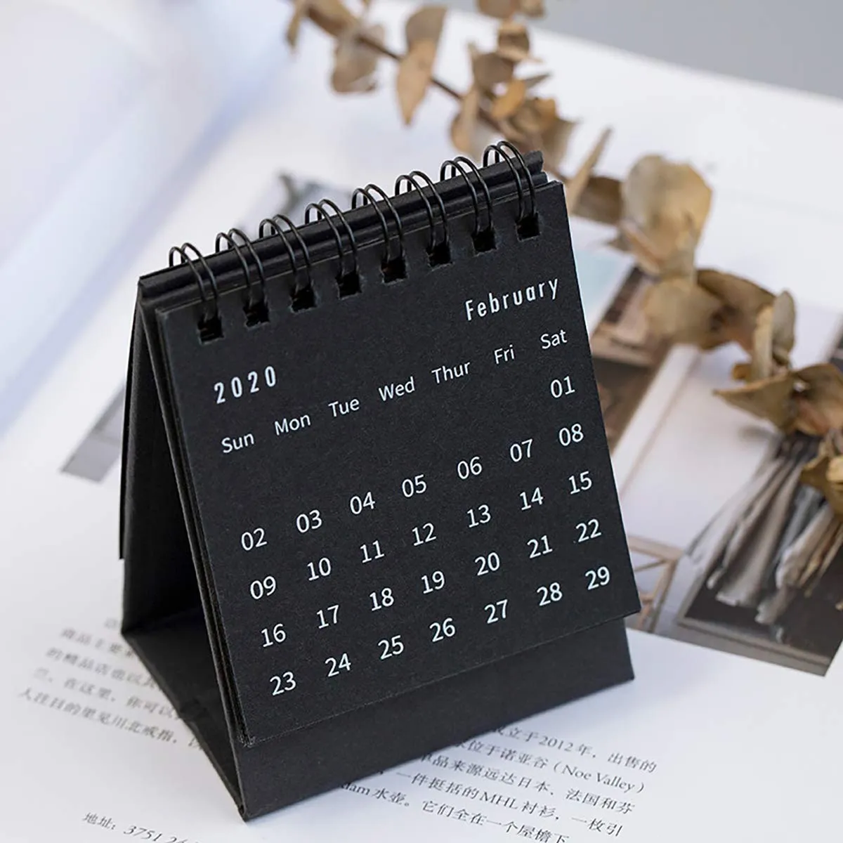 Homlly Gift 2020 Mini Desk Desktop Calendar