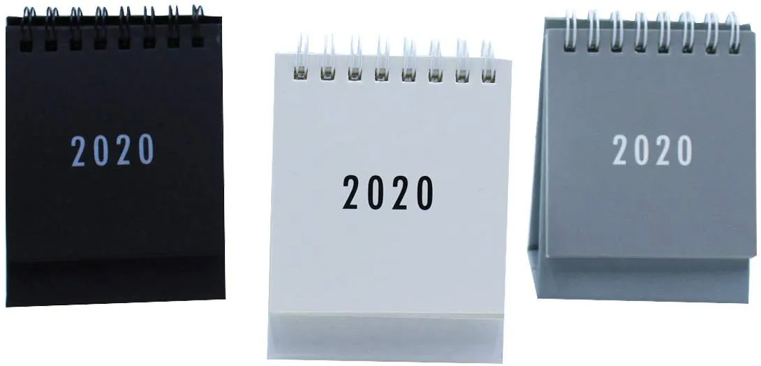 Homlly Gift 2020 Mini Desk Desktop Calendar