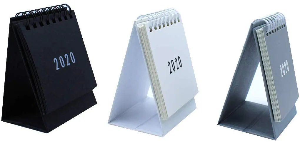 Homlly Gift 2020 Mini Desk Desktop Calendar