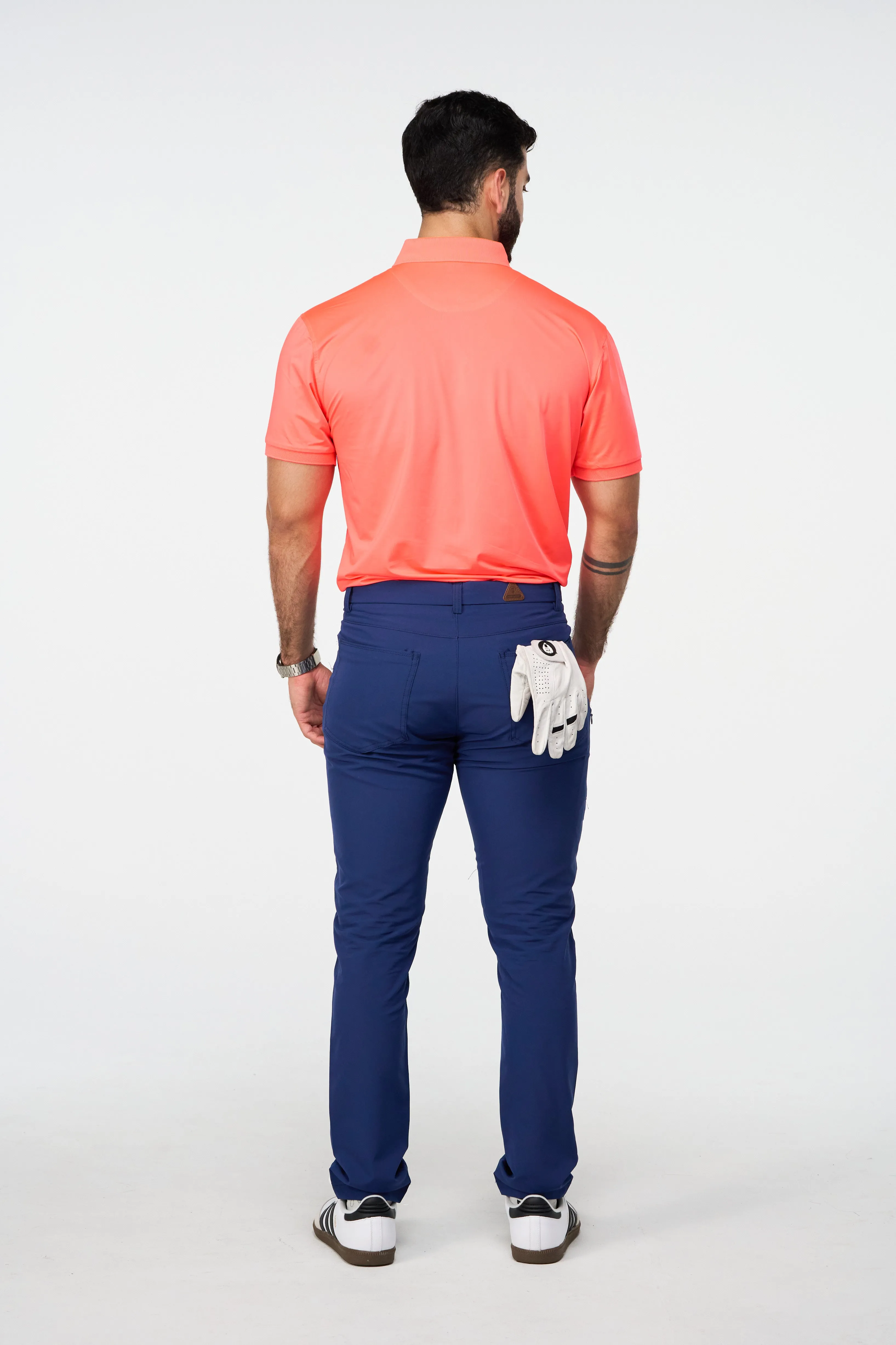 HOT CORAL 10 GOLF POLO