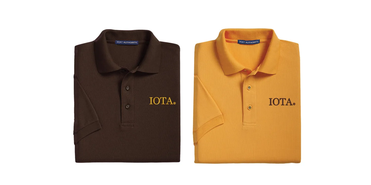 Iota Phi Theta Soft Cotton Pique Polo - IOTA