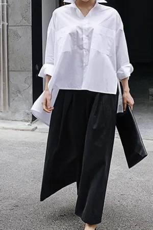 Irregular Long Sleeved Shirt