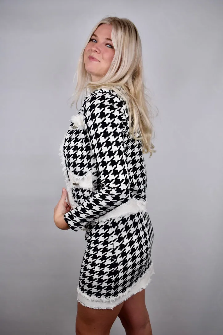 Jessica's Houndstooth Office Suit Set