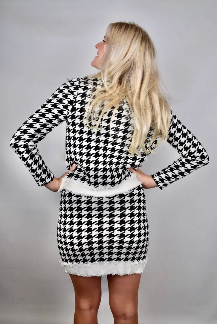 Jessica's Houndstooth Office Suit Set