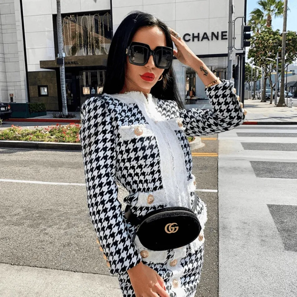 Jessica's Houndstooth Office Suit Set