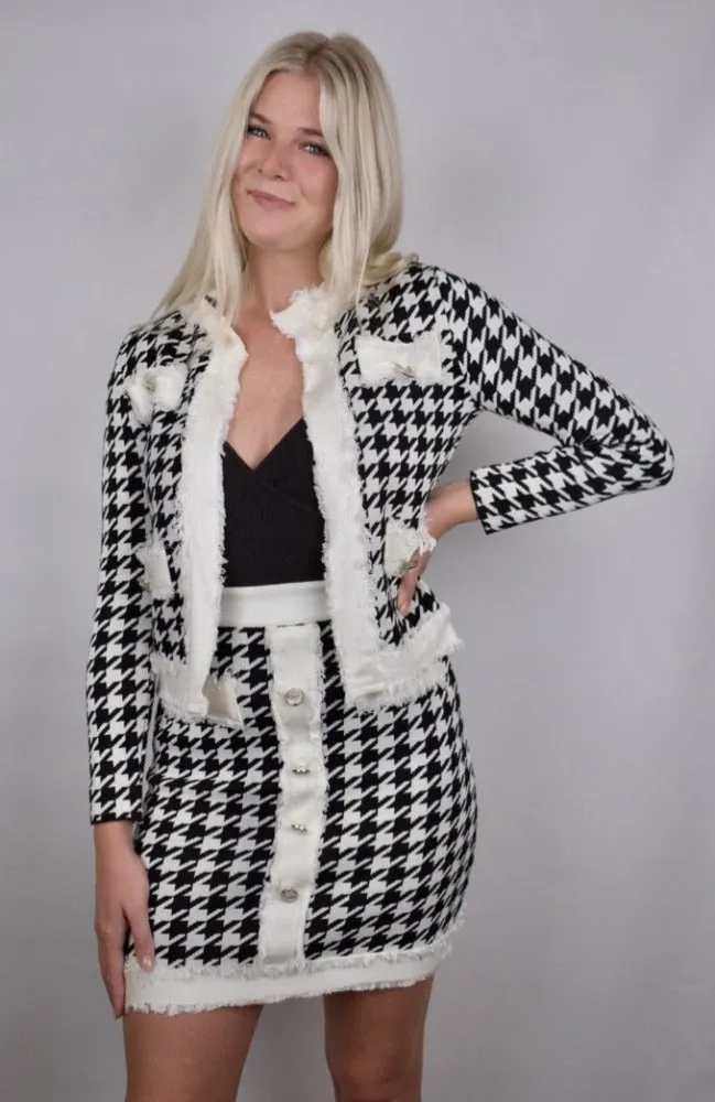 Jessica's Houndstooth Office Suit Set