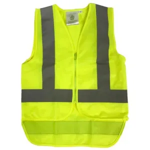 KIDS HI-VIS SAFETY VESTS - Zip-Up | Reflective Tape