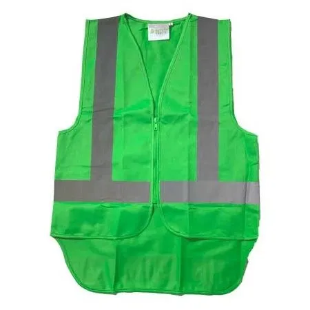 KIDS HI-VIS SAFETY VESTS - Zip-Up | Reflective Tape