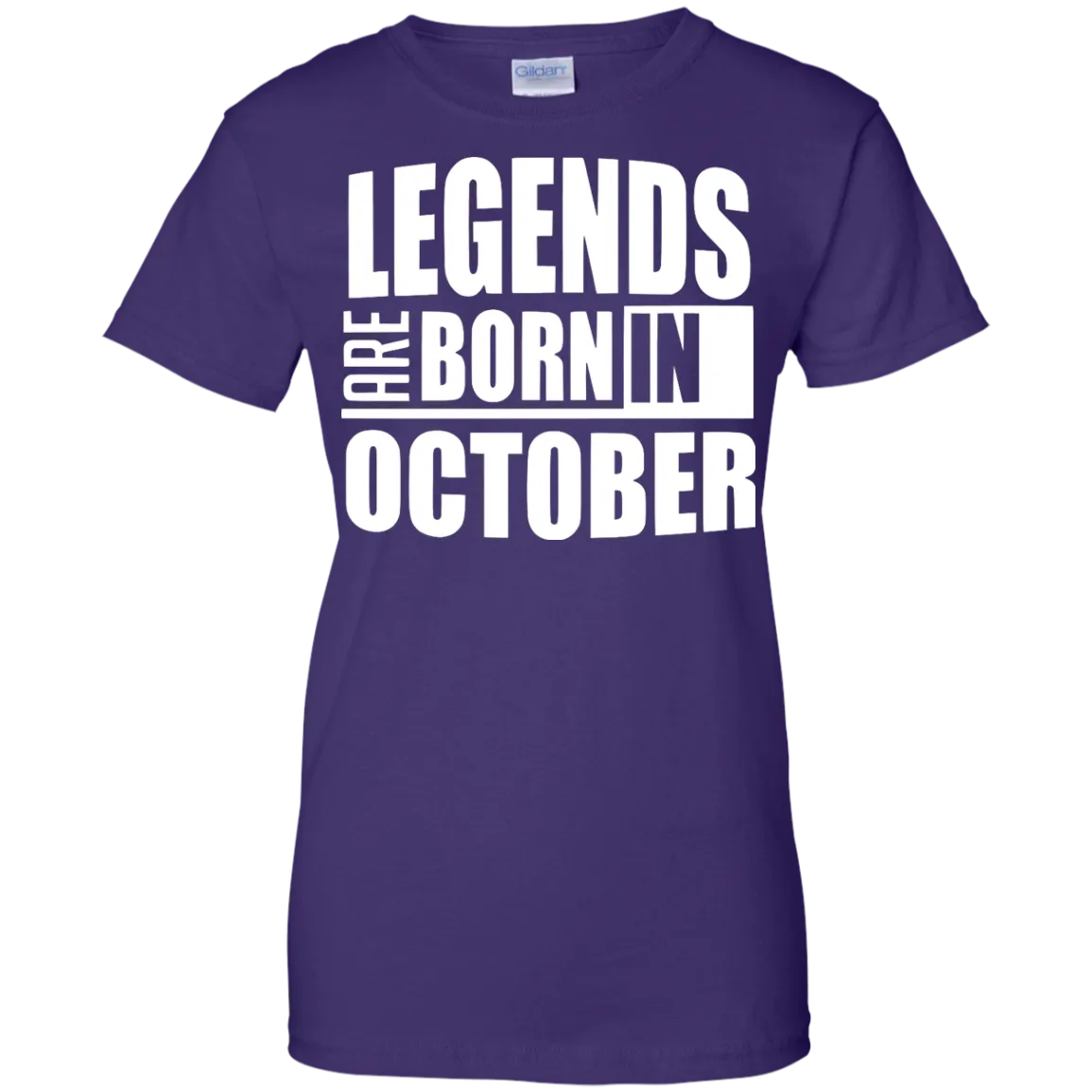 Legends are born in October shirt, hoodie, tank