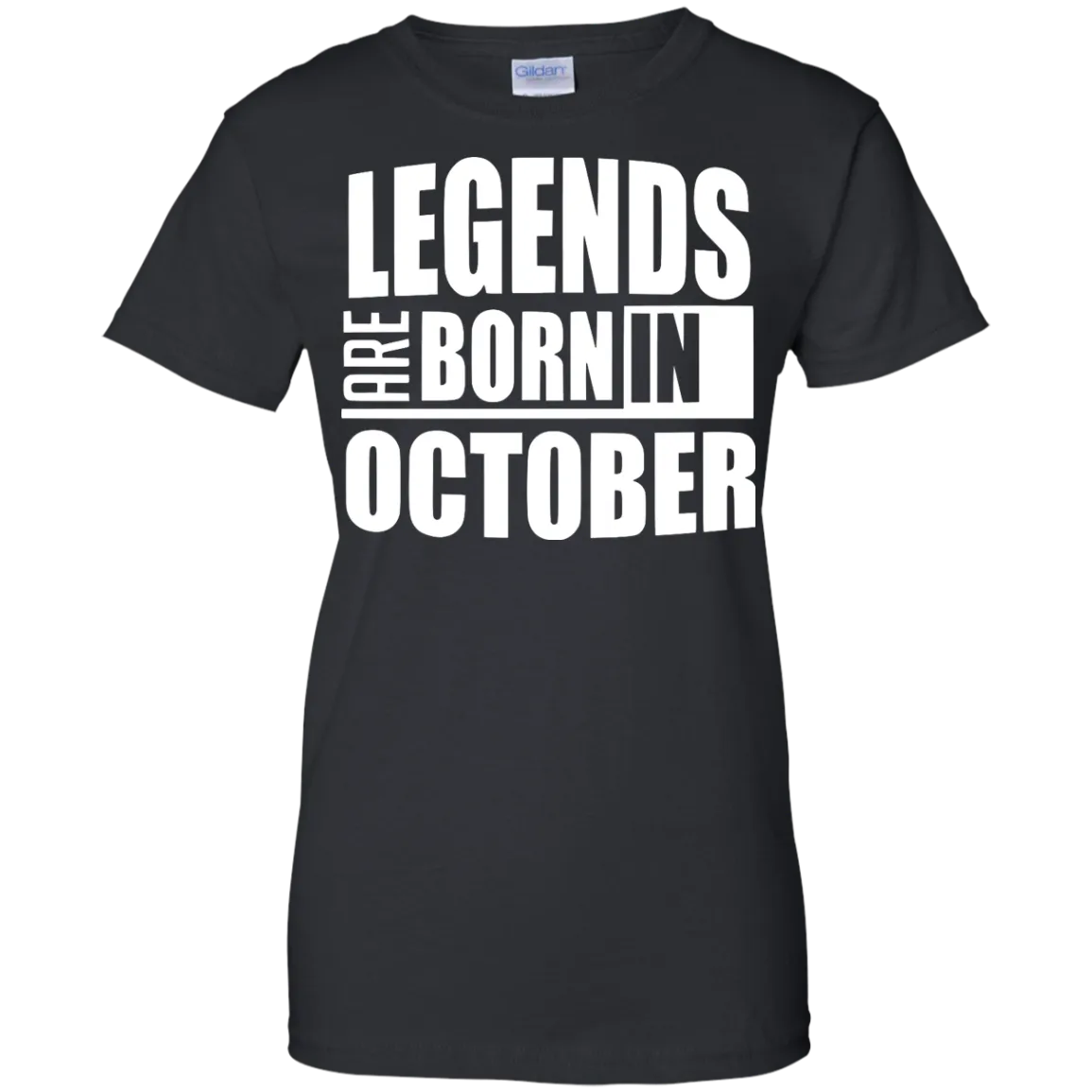Legends are born in October shirt, hoodie, tank