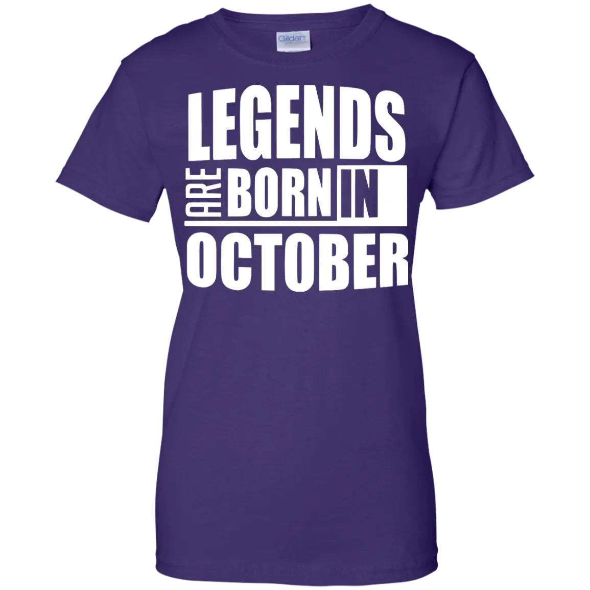 Legends are born in October shirt, hoodie, tank