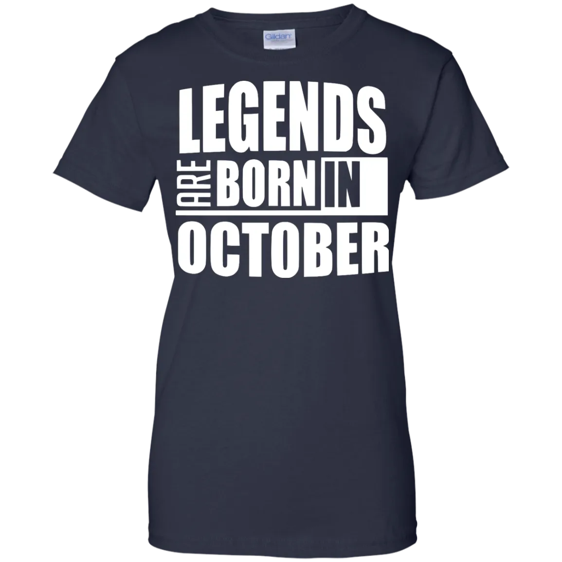 Legends are born in October shirt, hoodie, tank