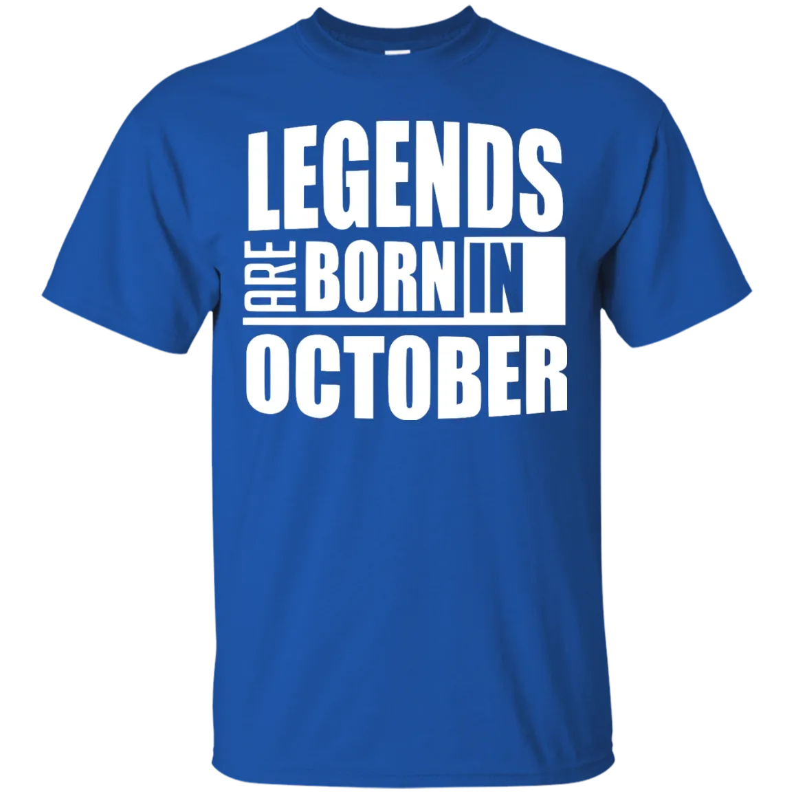 Legends are born in October shirt, hoodie, tank
