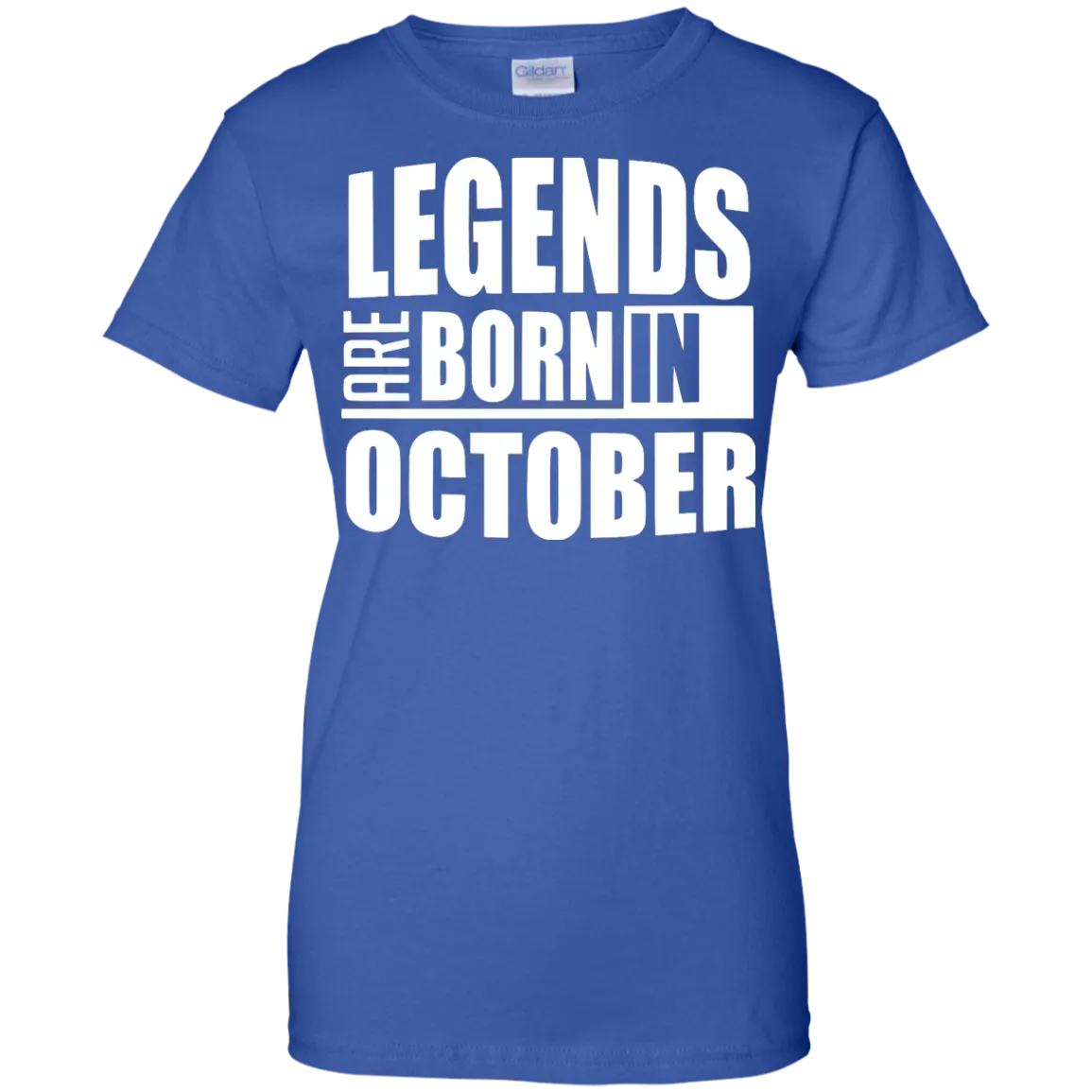 Legends are born in October shirt, hoodie, tank
