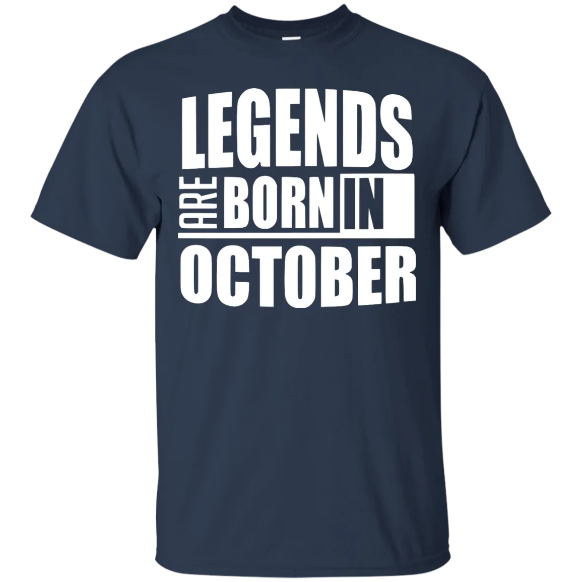 Legends are born in October shirt, hoodie, tank