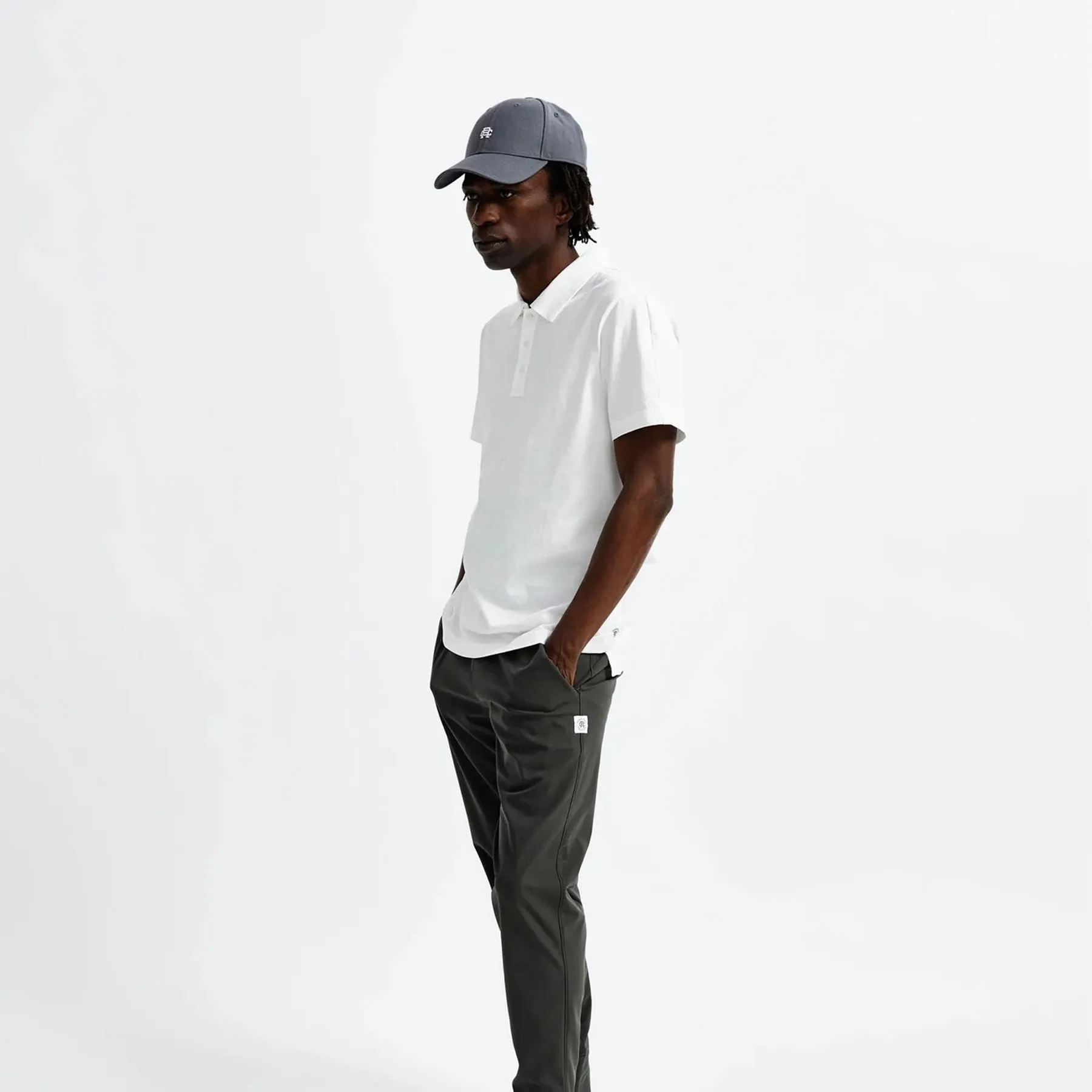 Lightweight Jersey Polo White