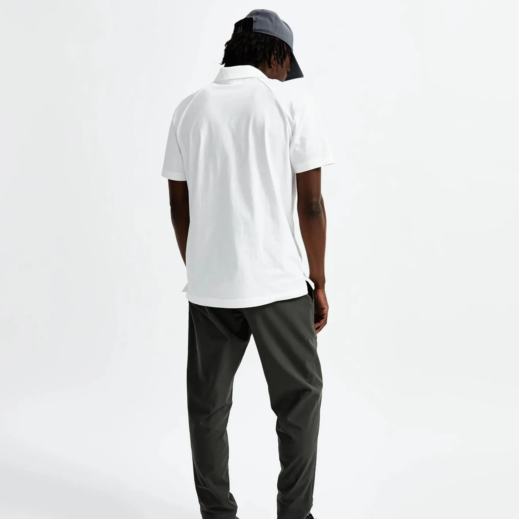 Lightweight Jersey Polo White