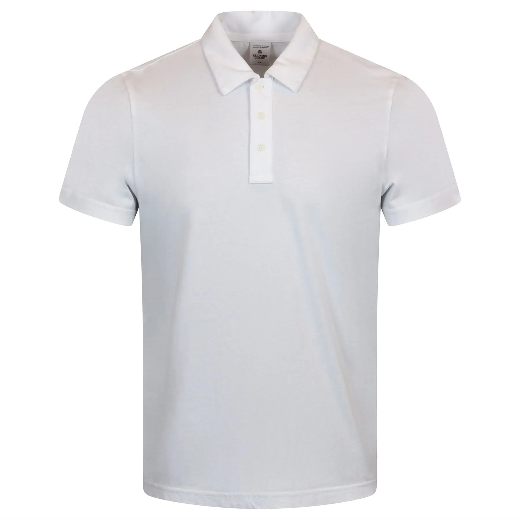 Lightweight Jersey Polo White