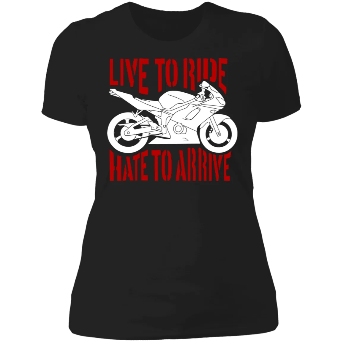 LIVE TO RIDE LADIES T-SHIRT