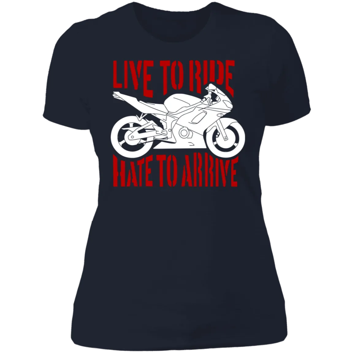 LIVE TO RIDE LADIES T-SHIRT