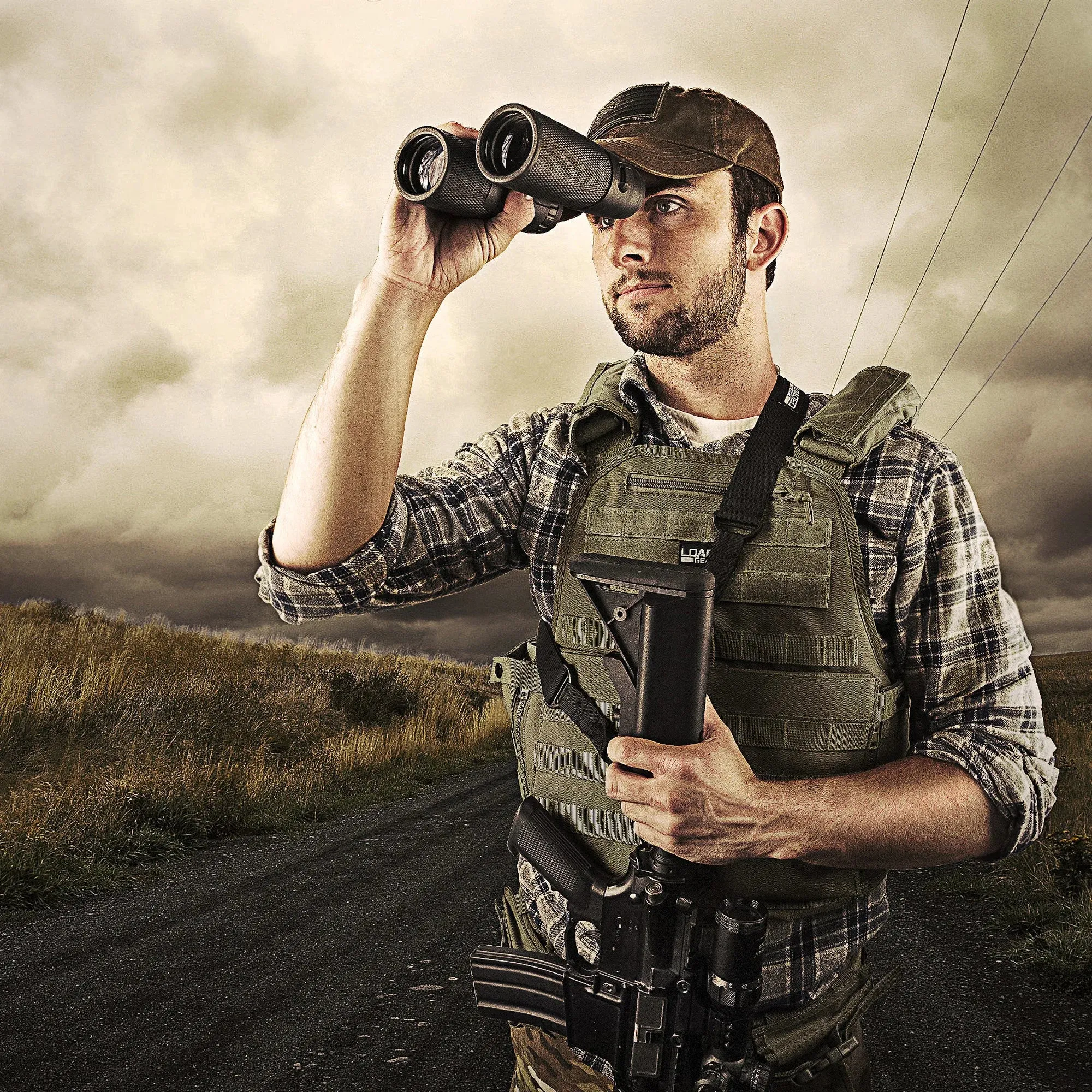 Loaded Gear VX-500 Tactical Vests | Black, OD Green | BI12260, BI12290
