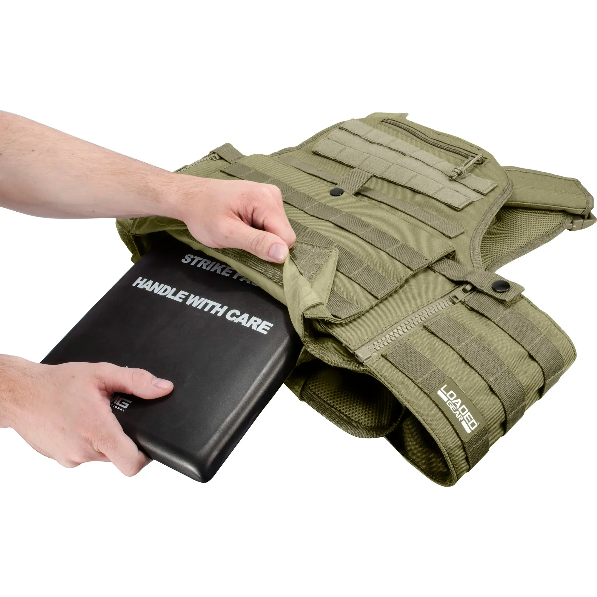 Loaded Gear VX-500 Tactical Vests | Black, OD Green | BI12260, BI12290
