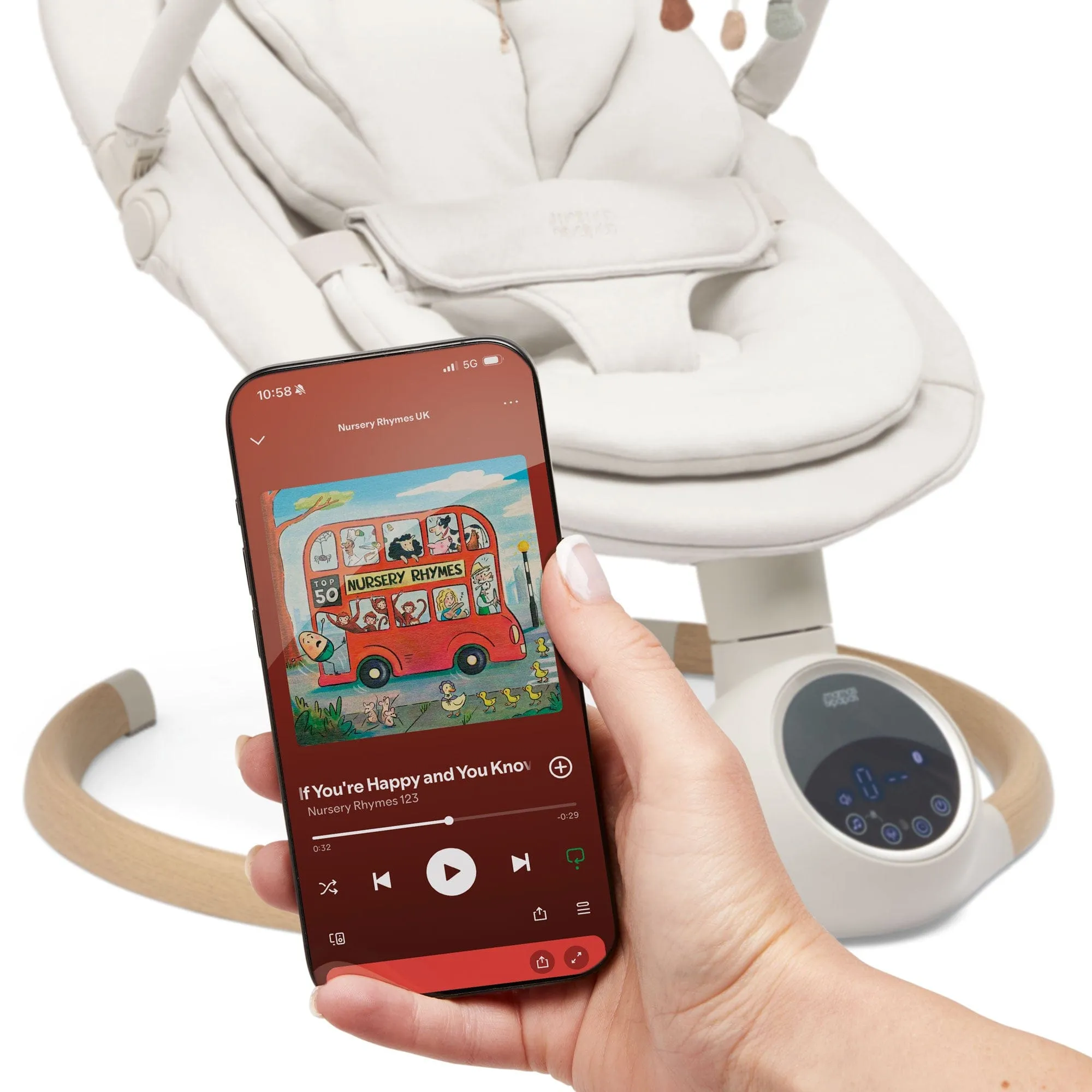 Mamas & Papas Alto Smart Swing in Cashmere