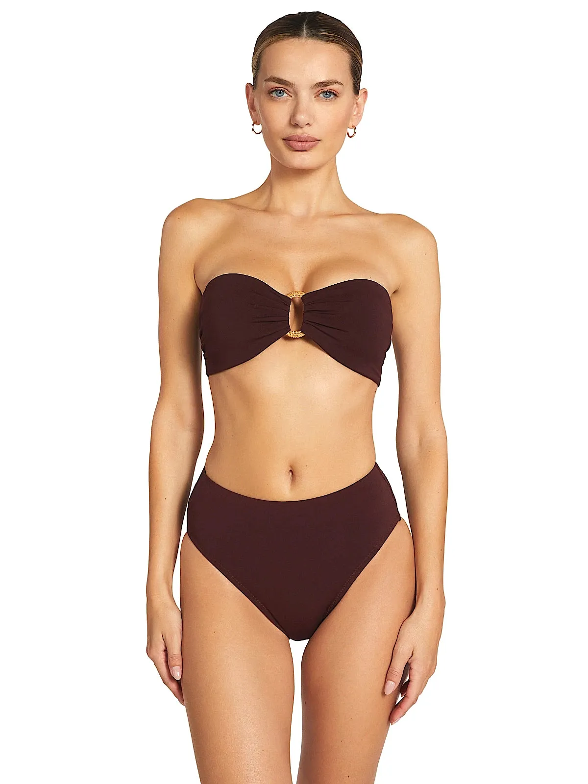 Margot Bandeau-Ava High Waist Bikini