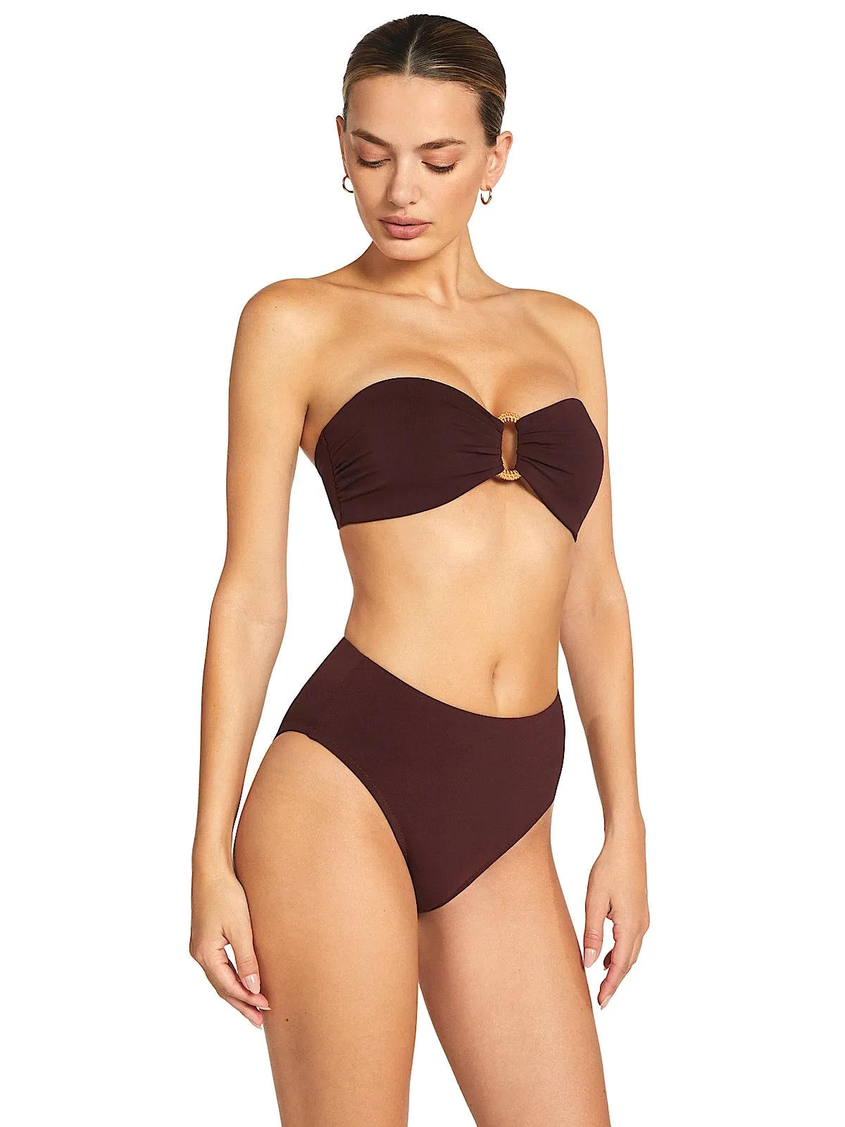 Margot Bandeau-Ava High Waist Bikini