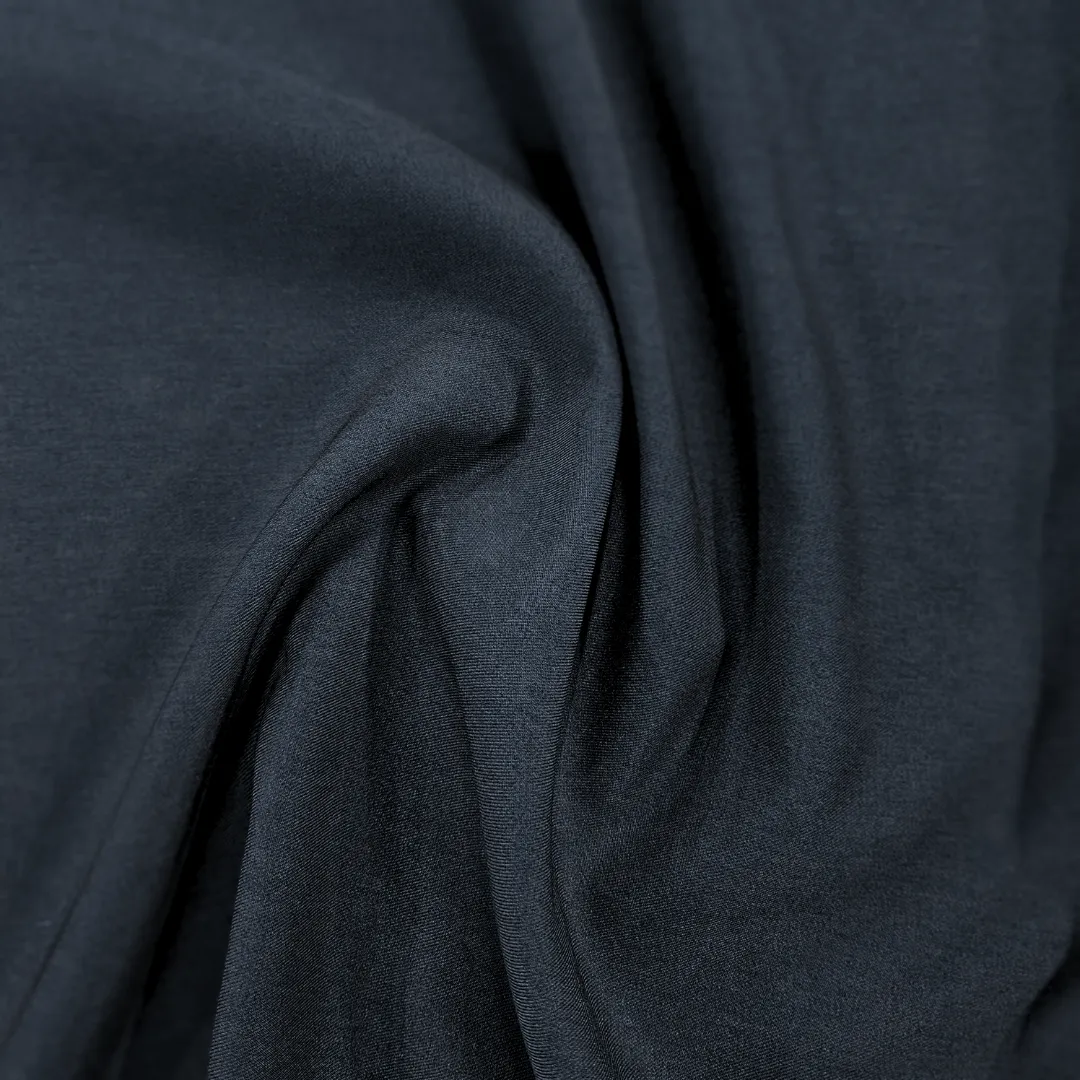 Med Weight Navy Poly Twill