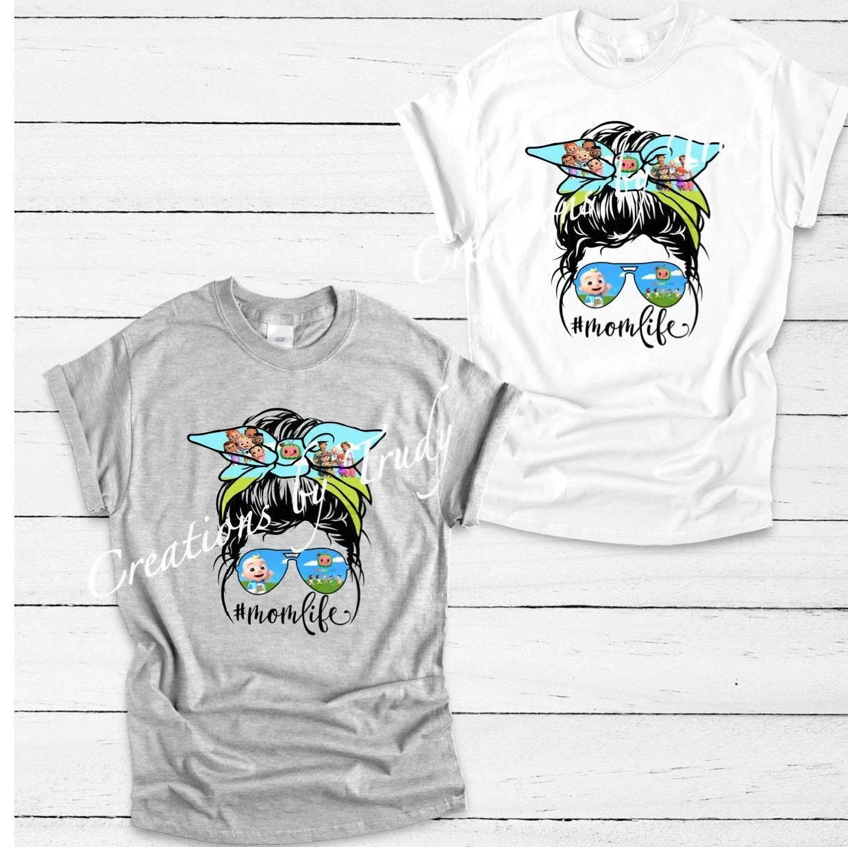 Melon mom life with glasses- T SHIRT