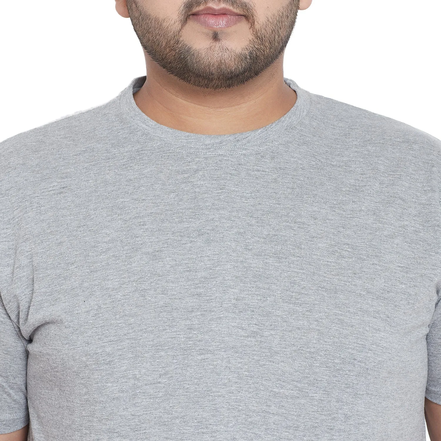 Men Plus Size Radical Printed Round Neck Tshirt