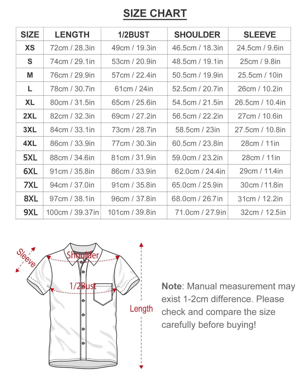 Men's Classic Poker Bowling Simple Short Sleeve Shirt