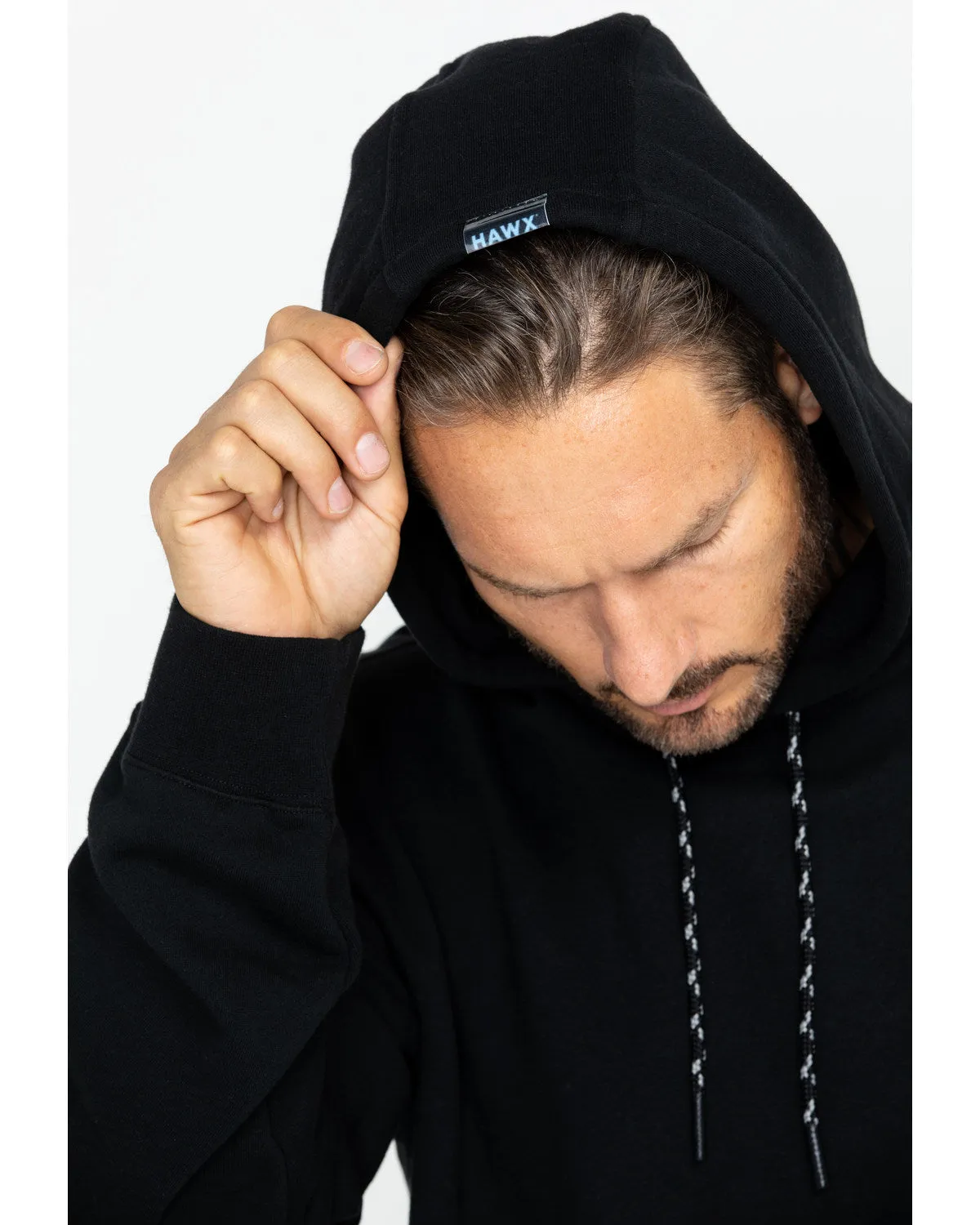 Men's Logo Sleeve Hooded Work Sweatshirt - Tall