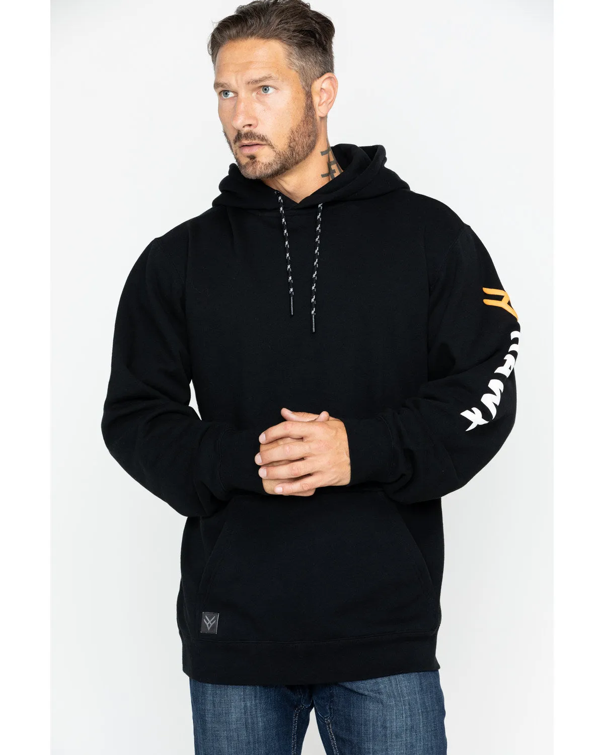 Men's Logo Sleeve Hooded Work Sweatshirt - Tall
