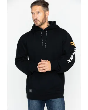 Men's Logo Sleeve Hooded Work Sweatshirt - Tall