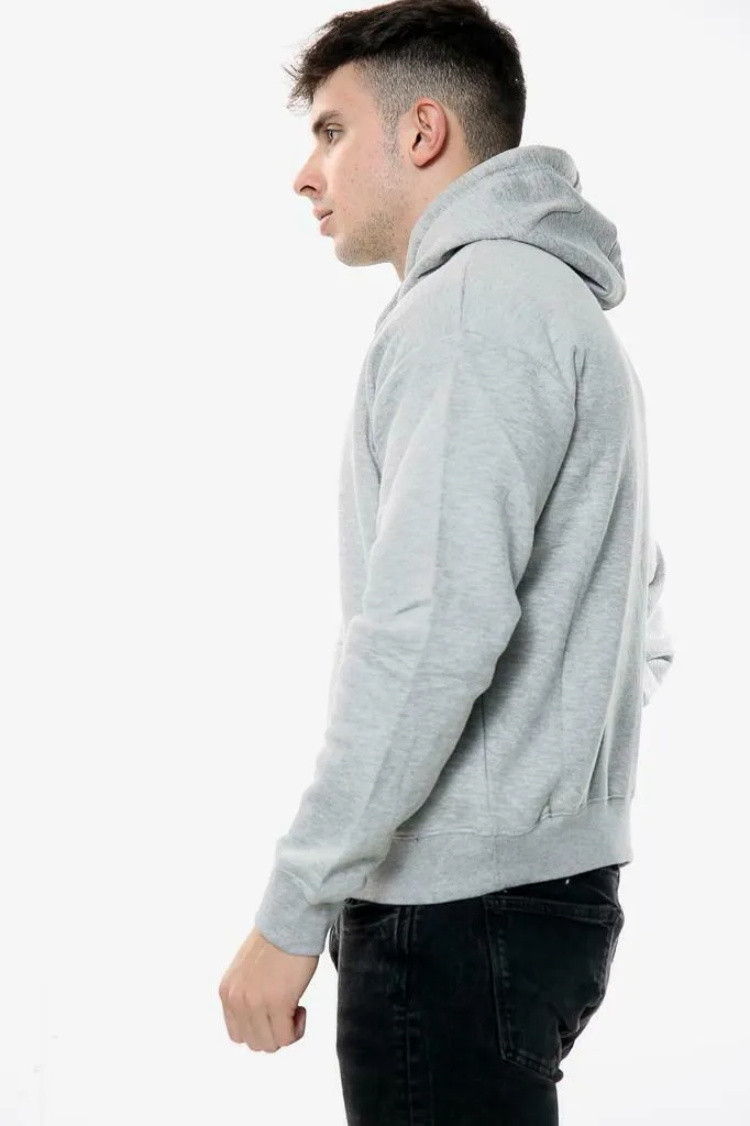 Mens Plain White Cords Hoodie