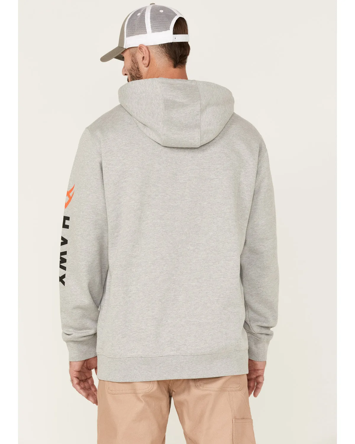 Men's Primo Logo Graphic Fleece Hooded Work Sweatshirt