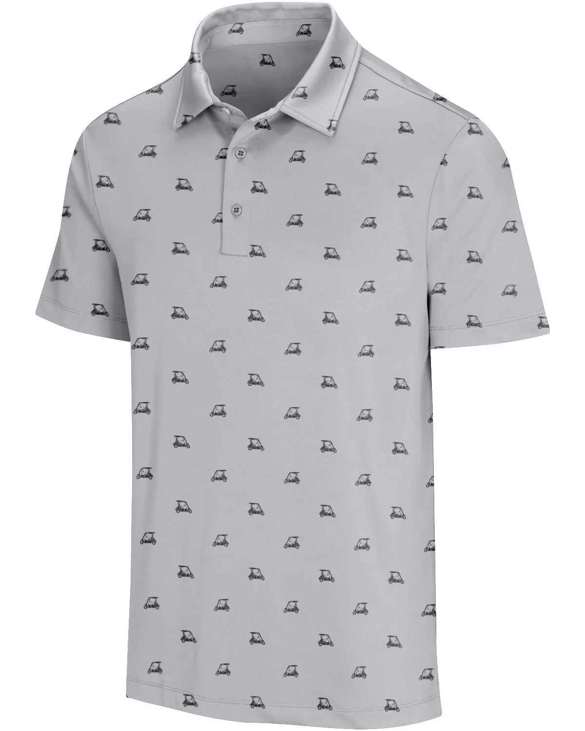 Men's Simple Pattern Performance Polos - PREORDER