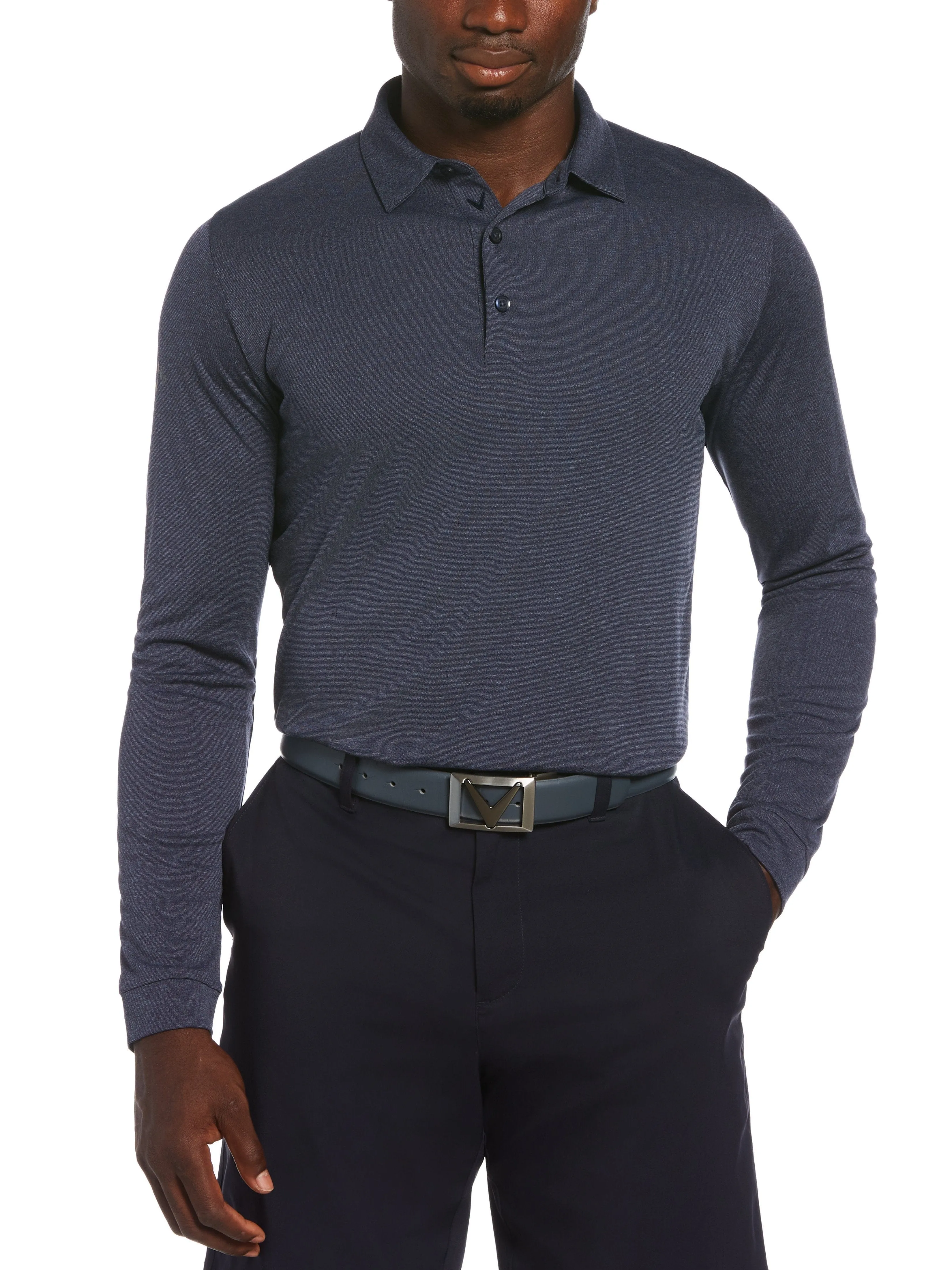 Mens Swing Tech™ Essential Long Sleeve Polo