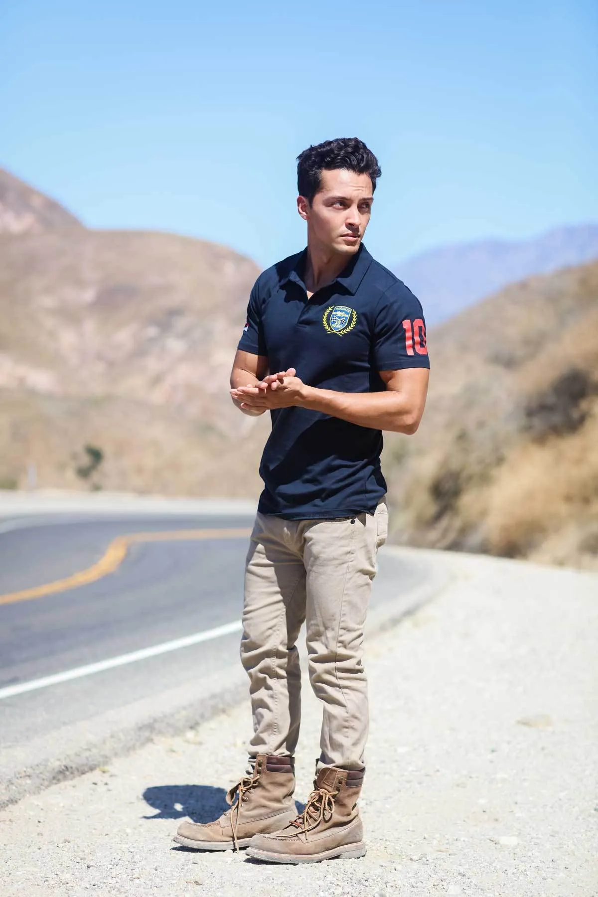 Men's - Uno Zero Corona Navy Blue Polo