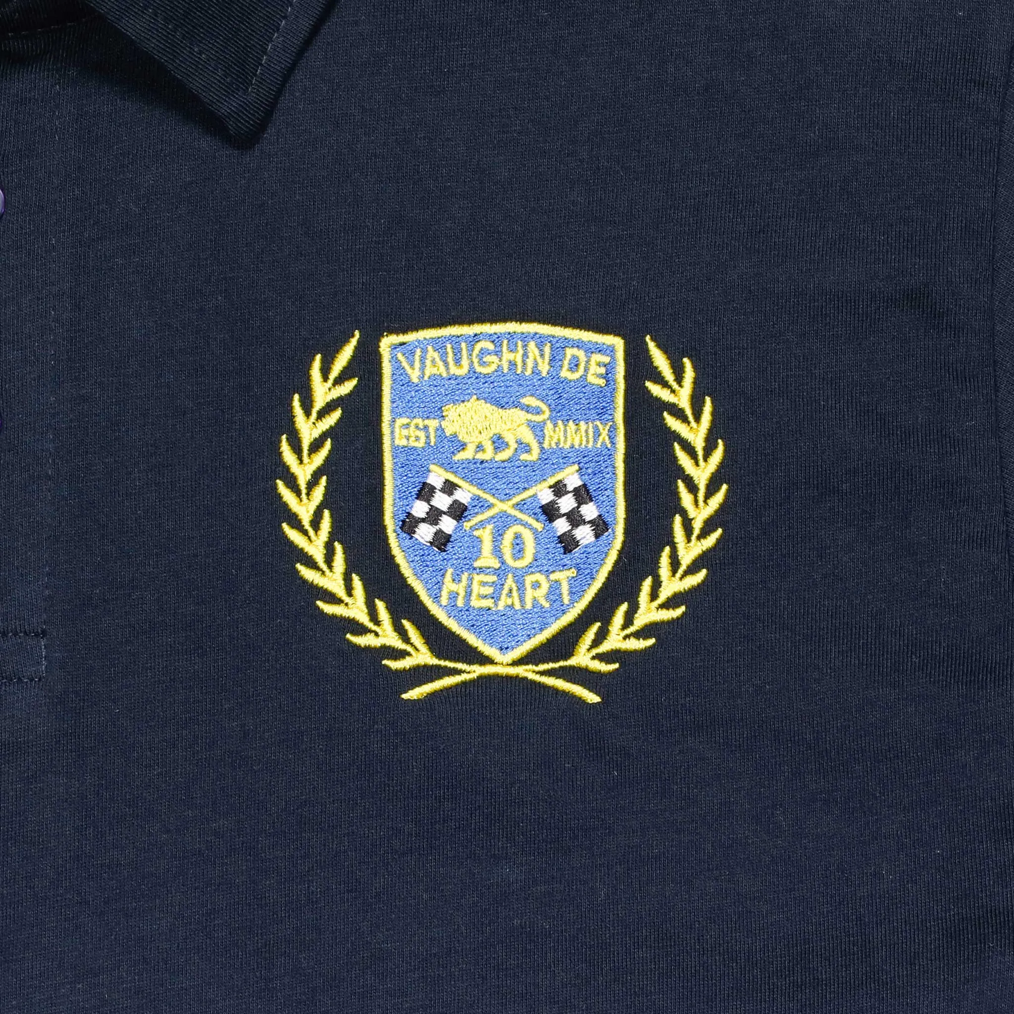 Men's - Uno Zero Corona Navy Blue Polo