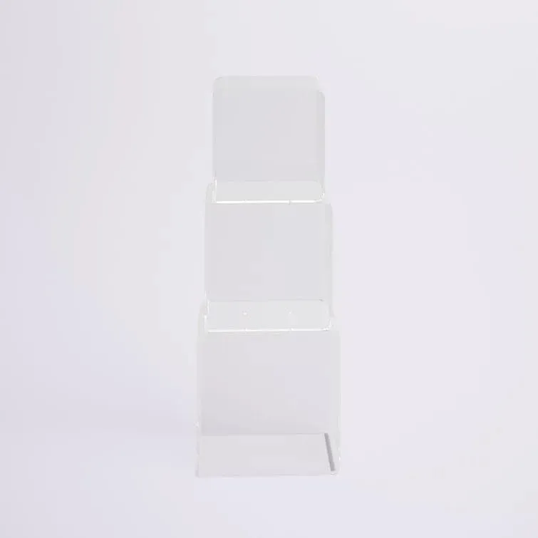 Minimalist Acrylic Cube Bookcase