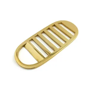 Minimalist Brass Stripe Bottle Opener
