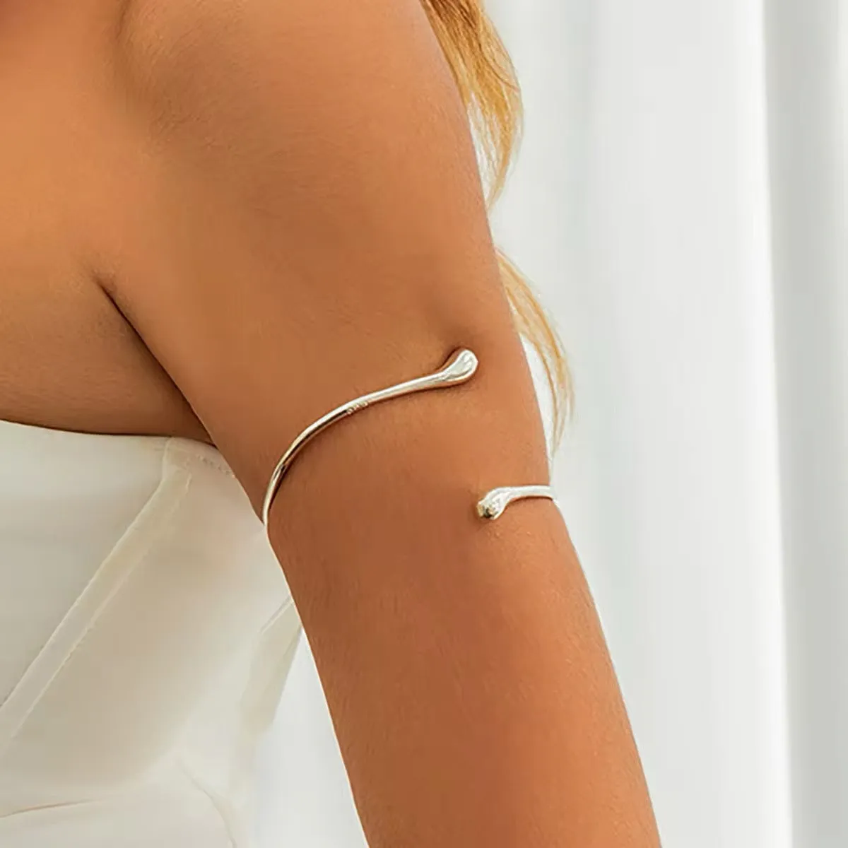 Minimalist Dewdrop Boho Arm Bracelet
