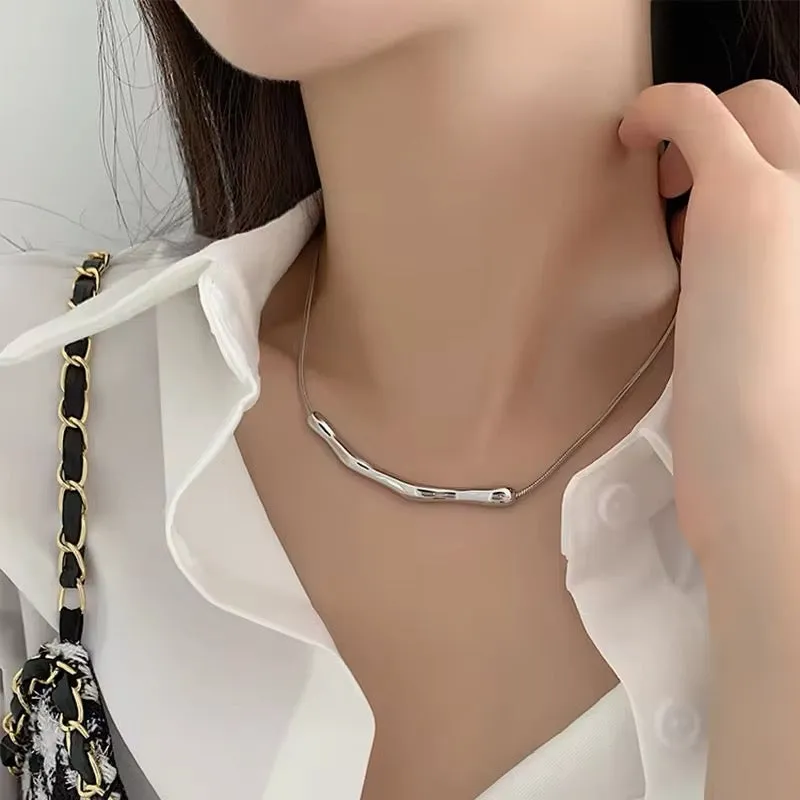 Minimalist Simple Design Elegant Collarbone Necklace