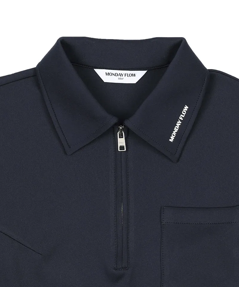 Monday Flow Essential Half Sleeve Top - Dark Navy