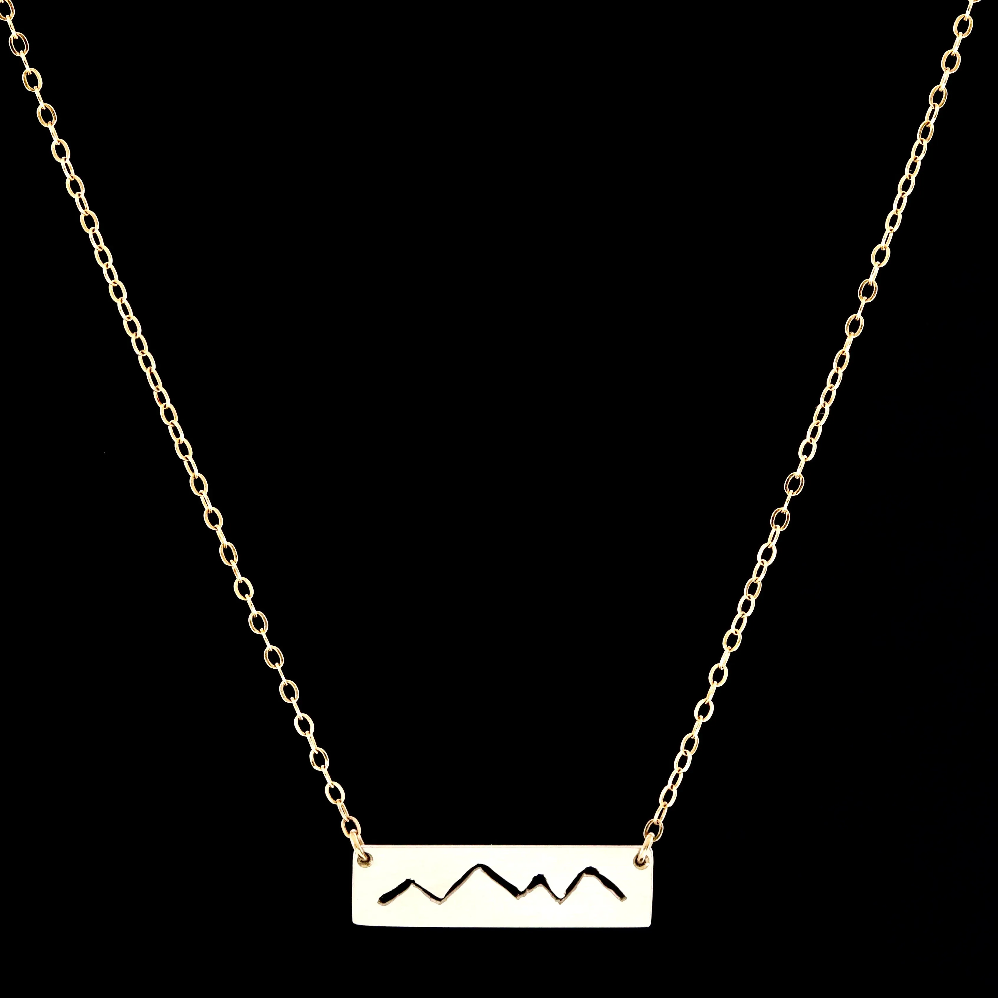 Mountain Minimalist Necklace